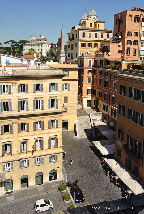 View of Piazza Mignanelli and of the Salita Mignanelli